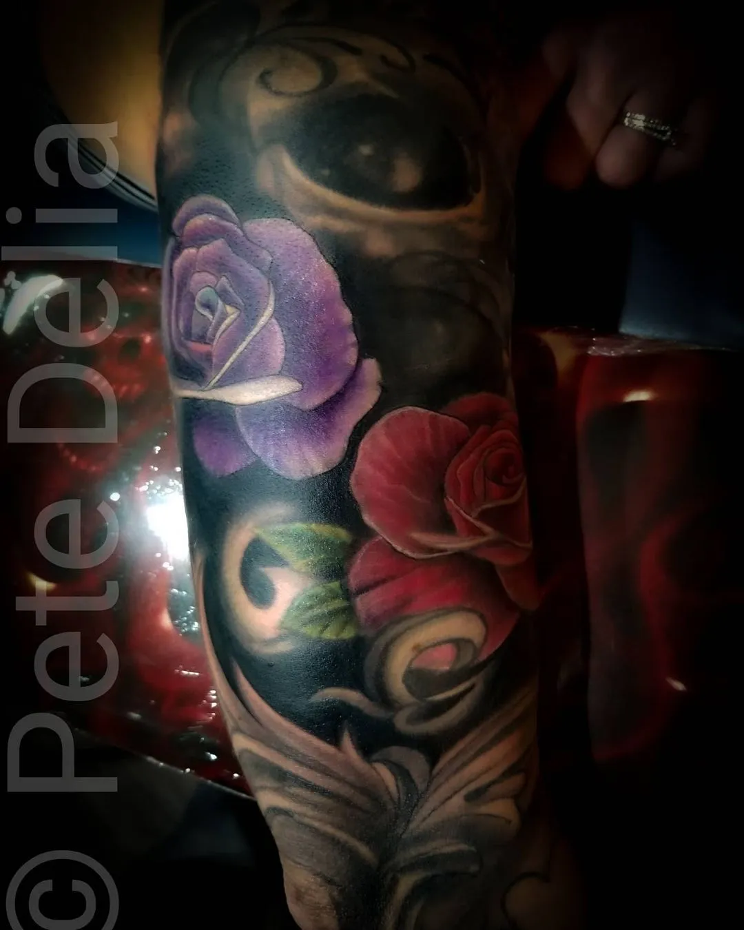 Tattoo by Pete Delia at Fallen Raven Tattoo Studio