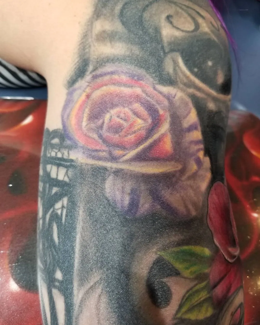 Tattoo by Pete Delia at Fallen Raven Tattoo Studio