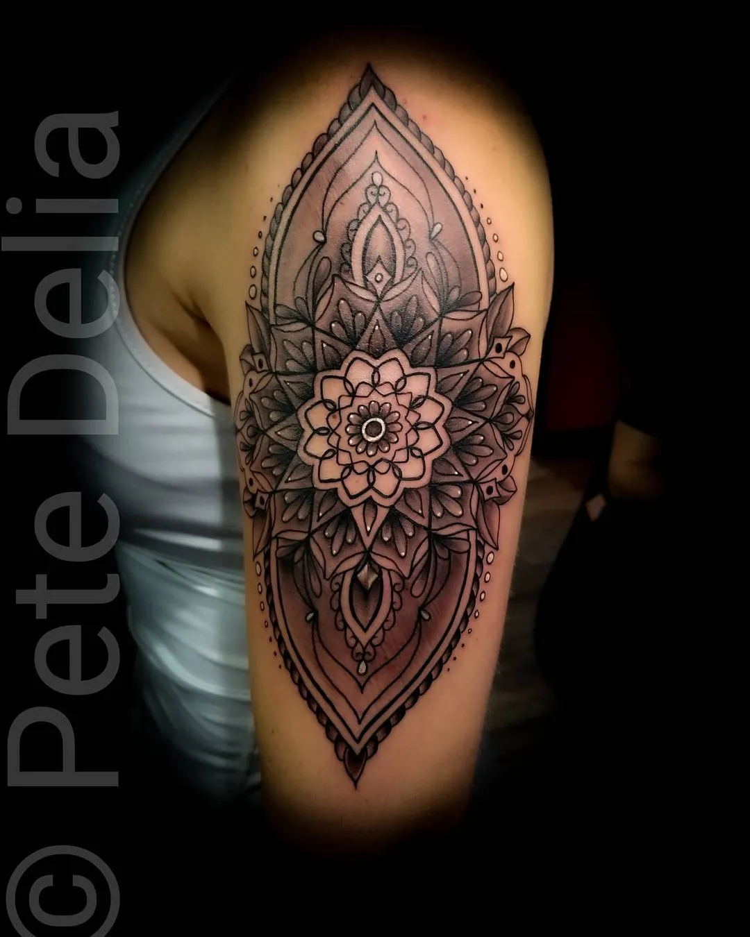 Tattoo by Pete Delia at Fallen Raven Tattoo Studio