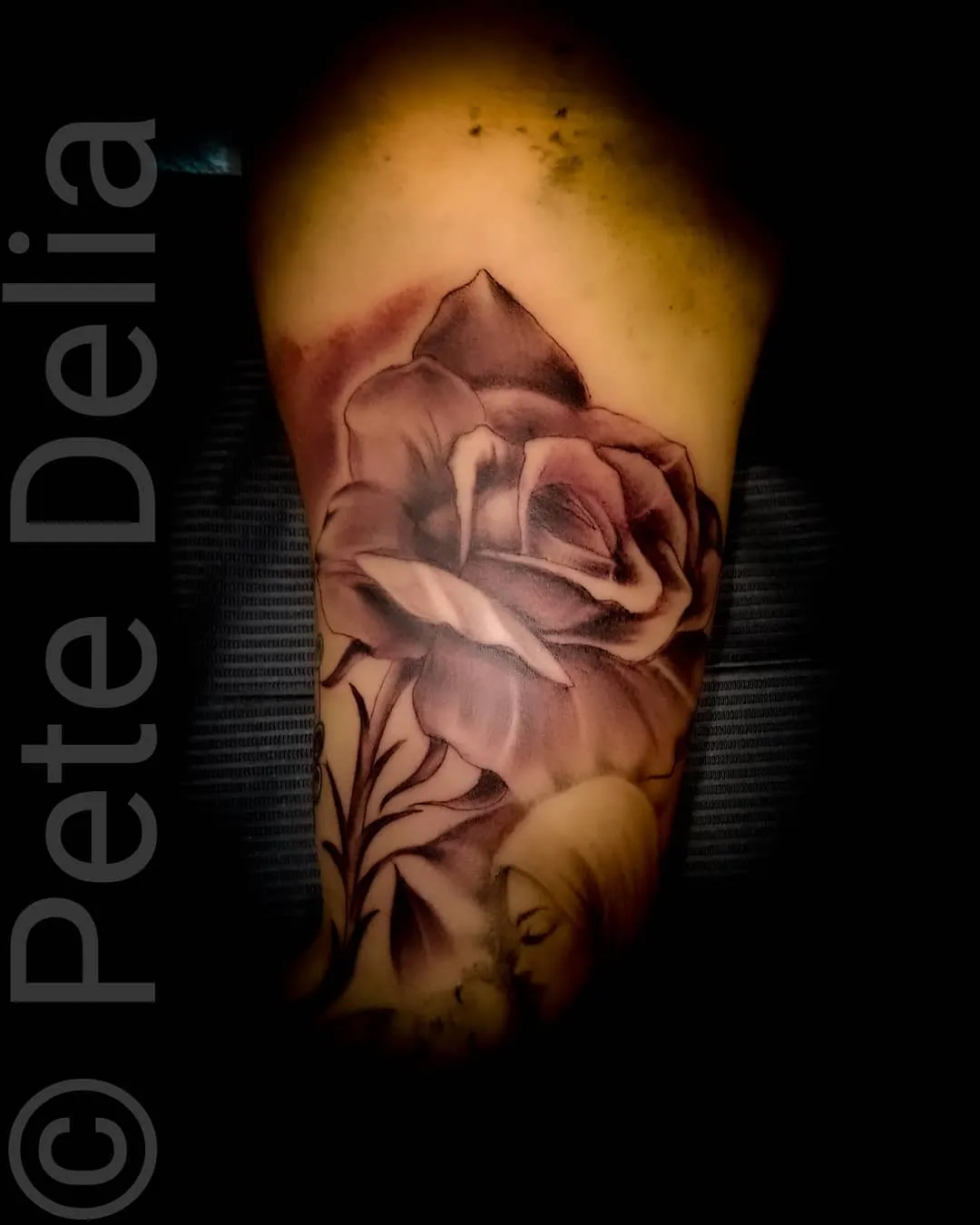 Tattoo by Pete Delia at Fallen Raven Tattoo Studio