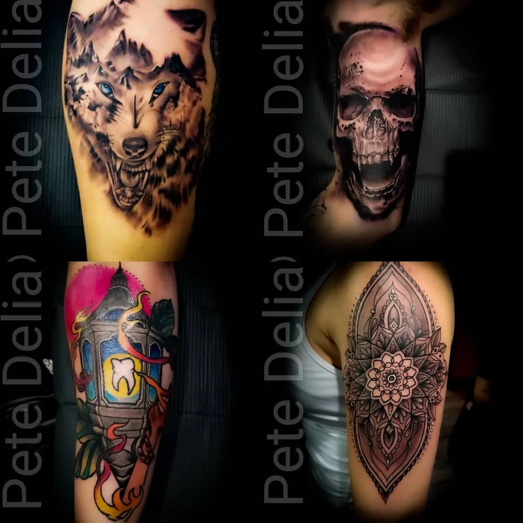 Tattoo by Pete Delia at Fallen Raven Tattoo Studio