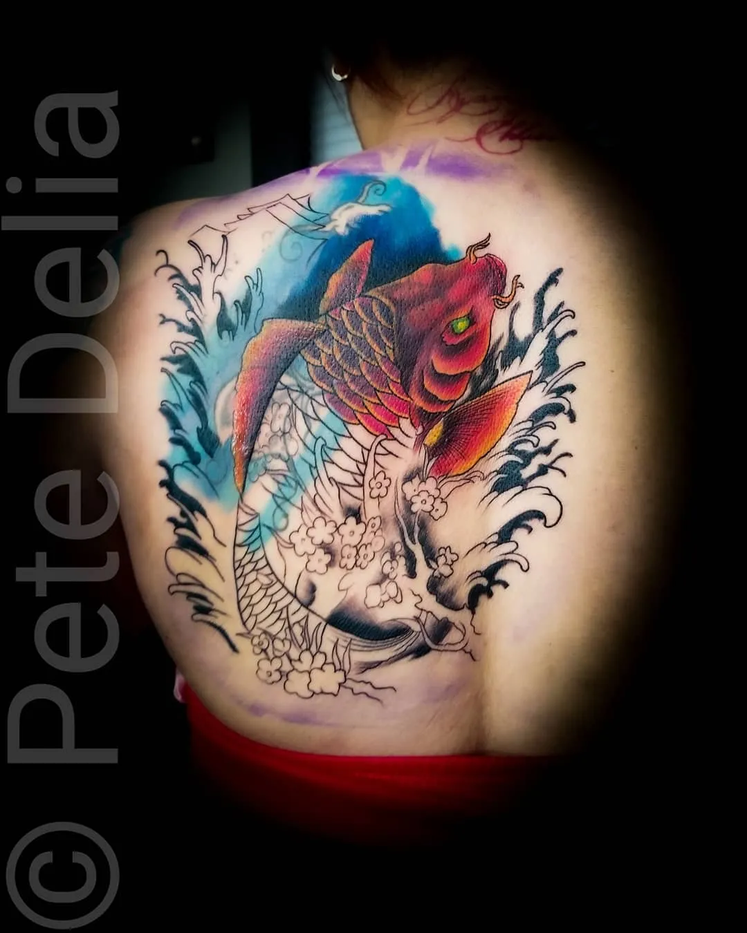 Tattoo by Pete Delia at Fallen Raven Tattoo Studio