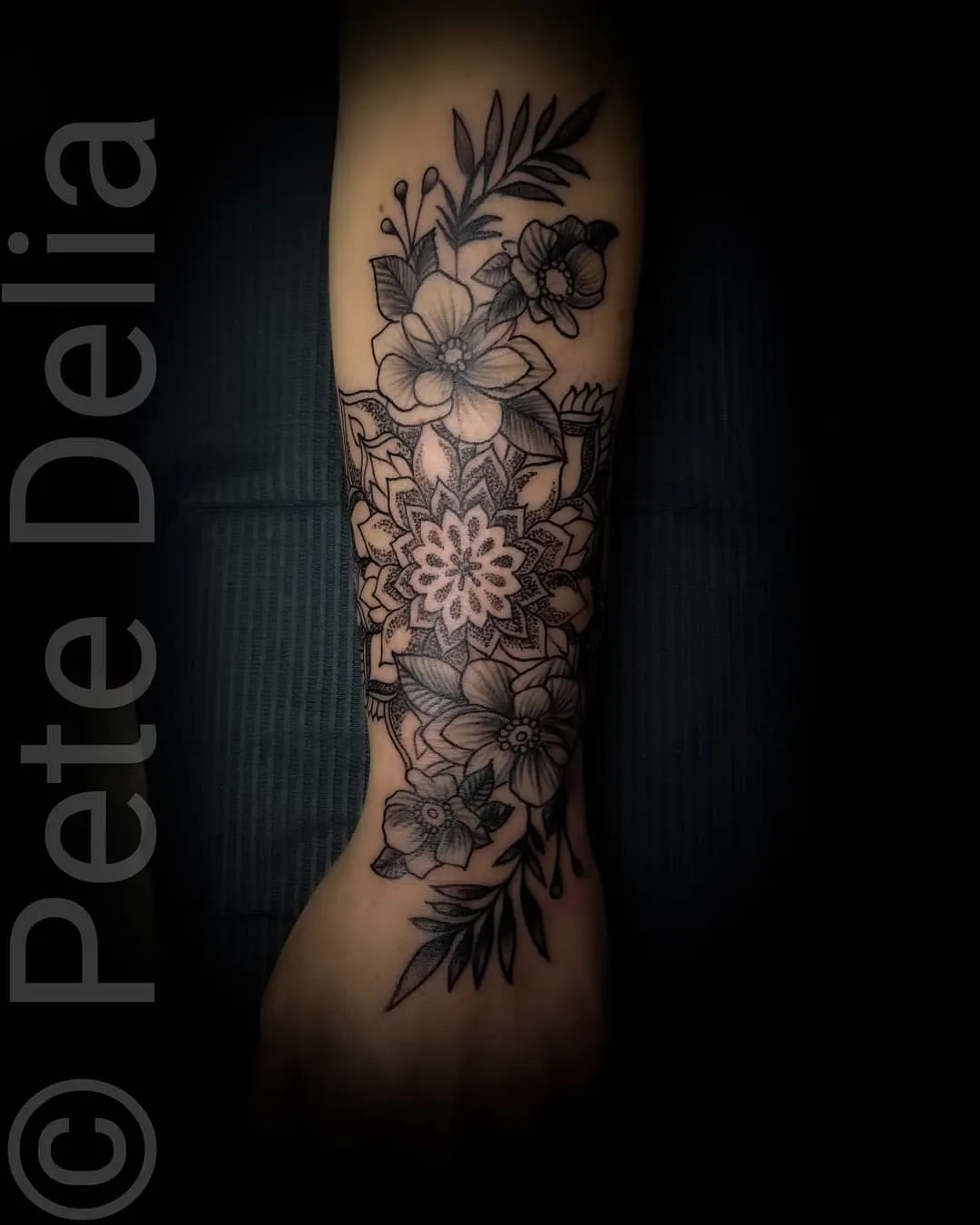 Tattoo by Pete Delia at Fallen Raven Tattoo Studio