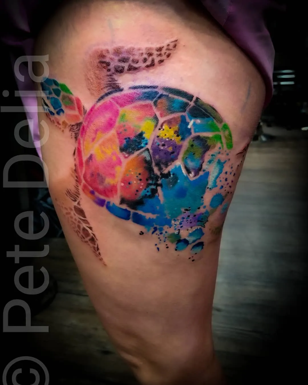 Tattoo by Pete Delia at Fallen Raven Tattoo Studio