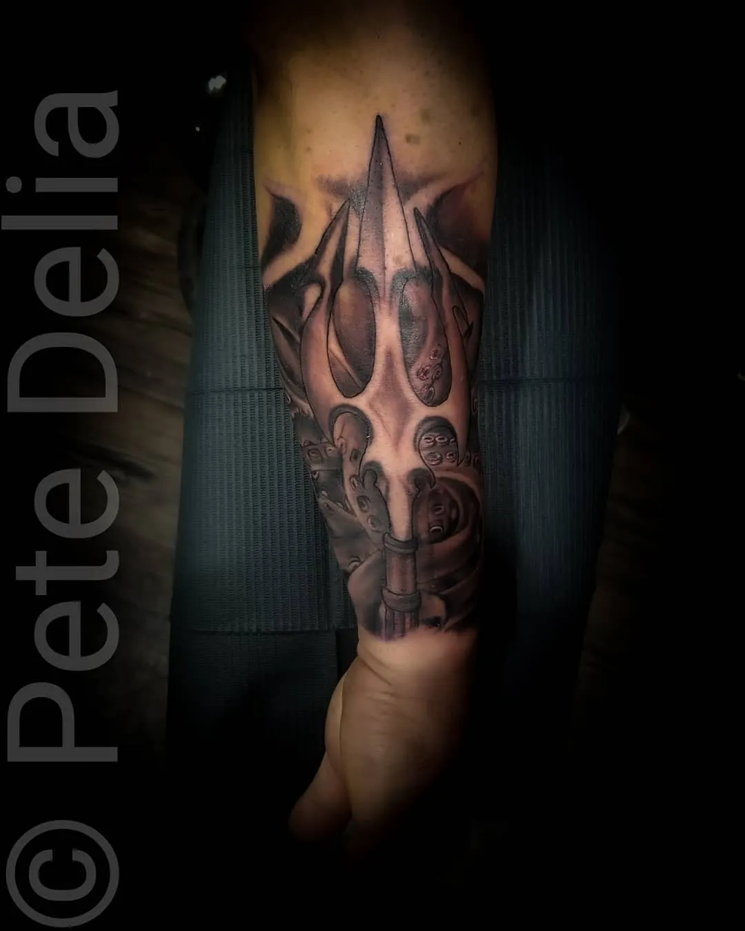 Tattoo by Pete Delia at Fallen Raven Tattoo Studio