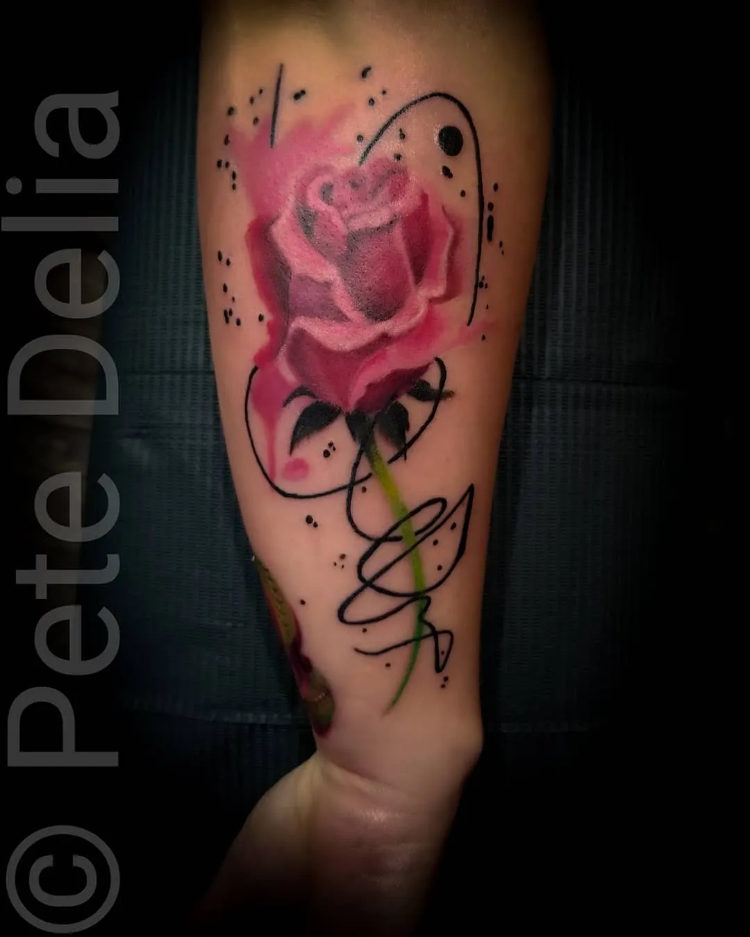 Tattoo by Pete Delia at Fallen Raven Tattoo Studio