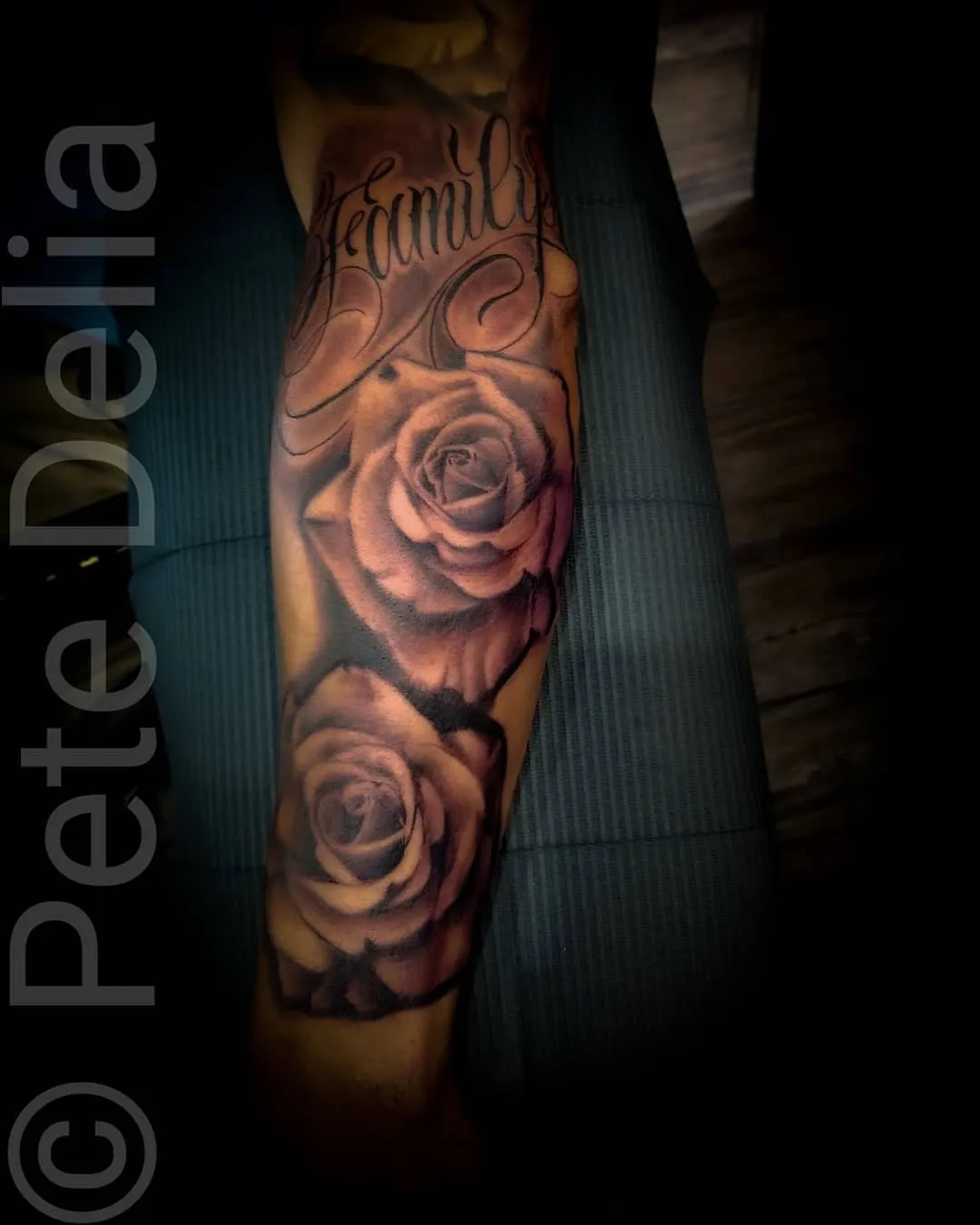 Tattoo by Pete Delia at Fallen Raven Tattoo Studio