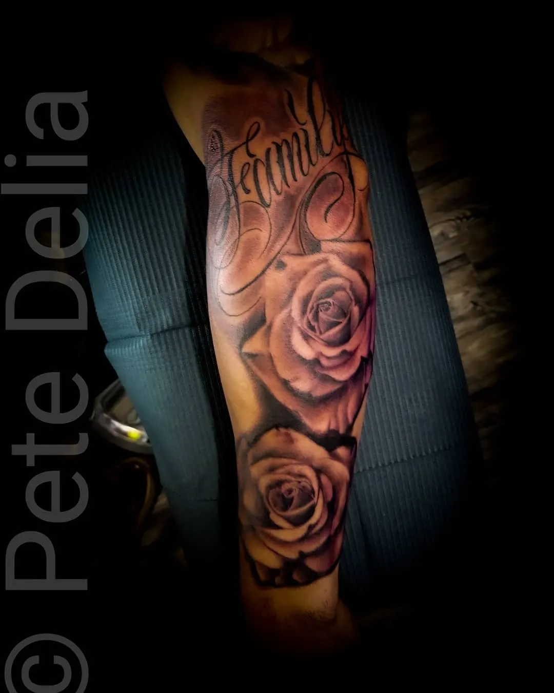 Tattoo by Pete Delia at Fallen Raven Tattoo Studio