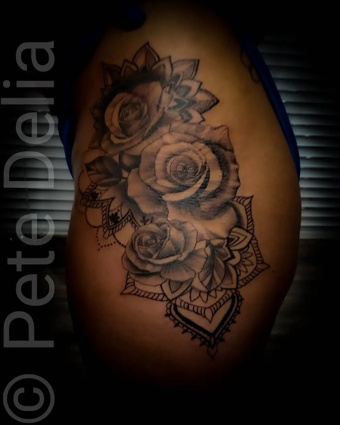 Tattoo by Pete Delia at Fallen Raven Tattoo Studio