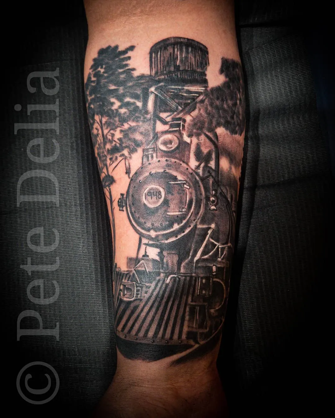 Tattoo by Pete Delia at Fallen Raven Tattoo Studio