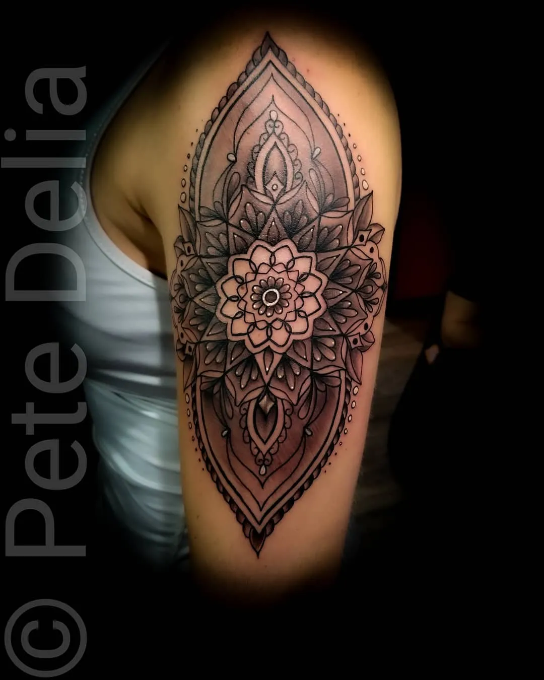 Tattoo by Pete Delia at Fallen Raven Tattoo Studio