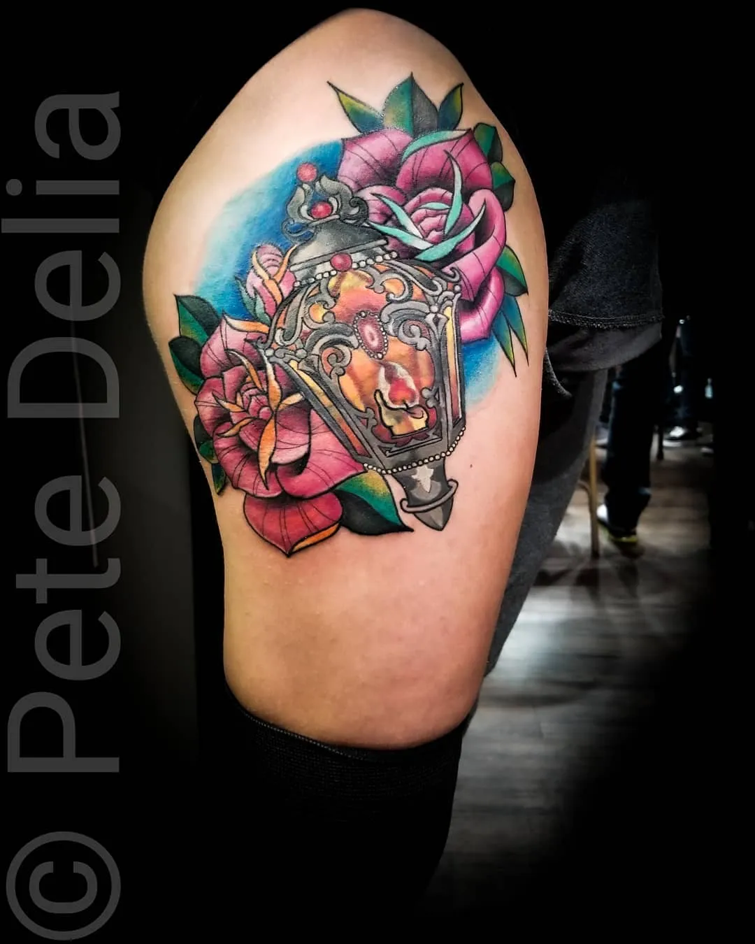 Tattoo by Pete Delia at Fallen Raven Tattoo Studio
