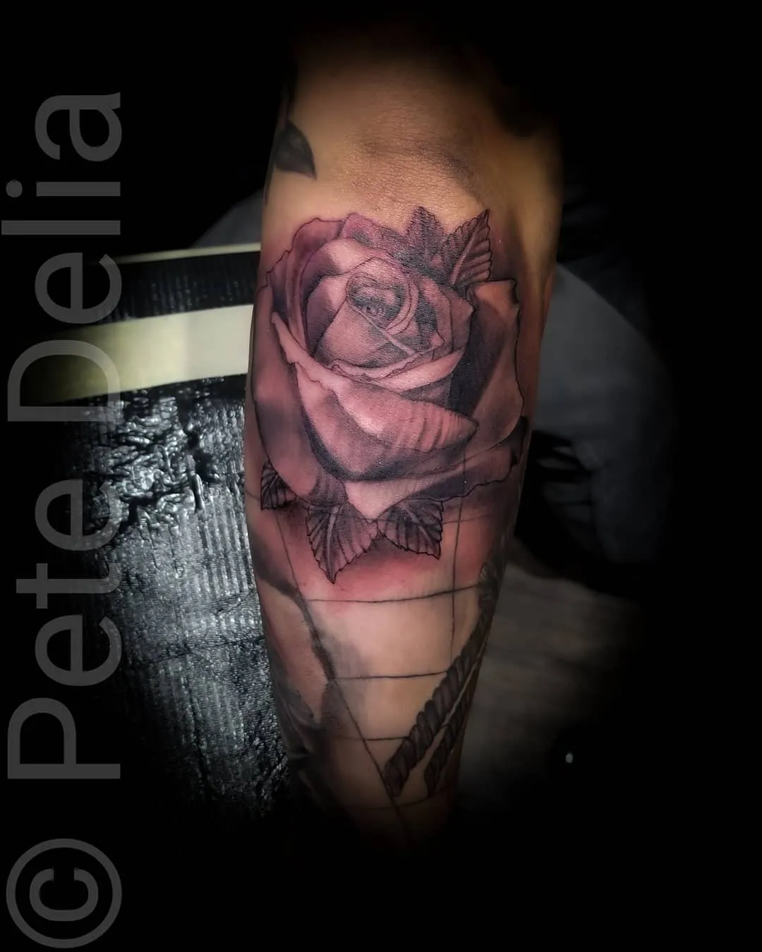 Tattoo by Pete Delia at Fallen Raven Tattoo Studio