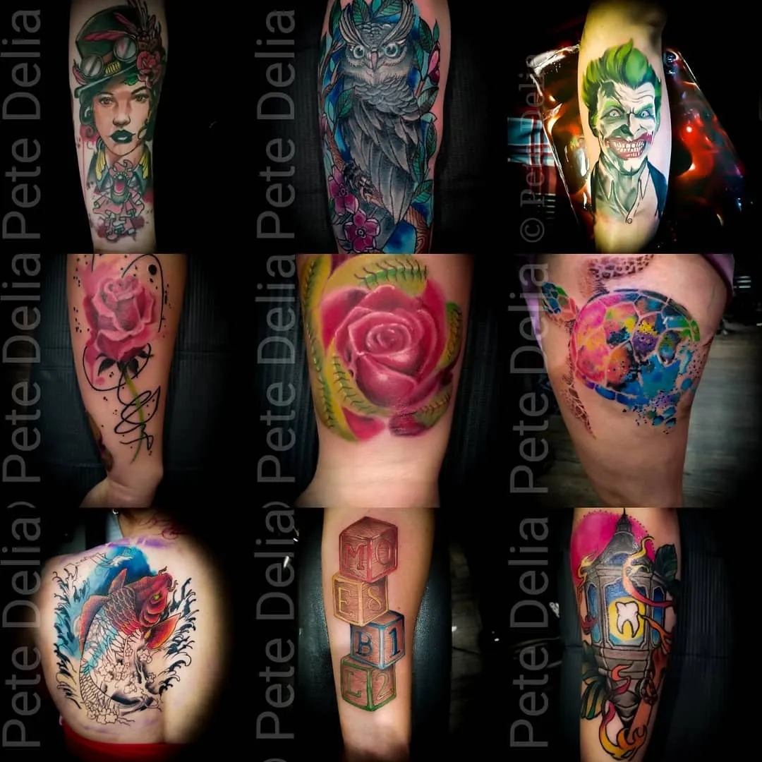 Tattoo by Pete Delia at Fallen Raven Tattoo Studio