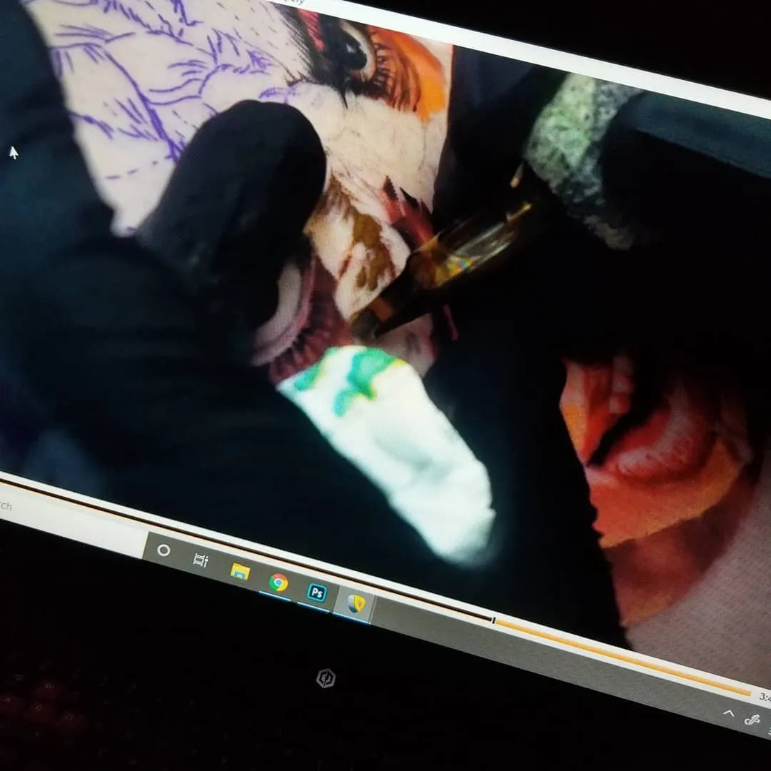 Tattoo by Pete Delia at Fallen Raven Tattoo Studio