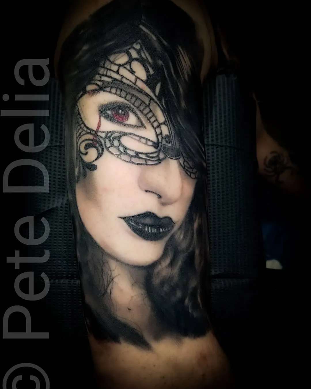 Tattoo by Pete Delia at Fallen Raven Tattoo Studio