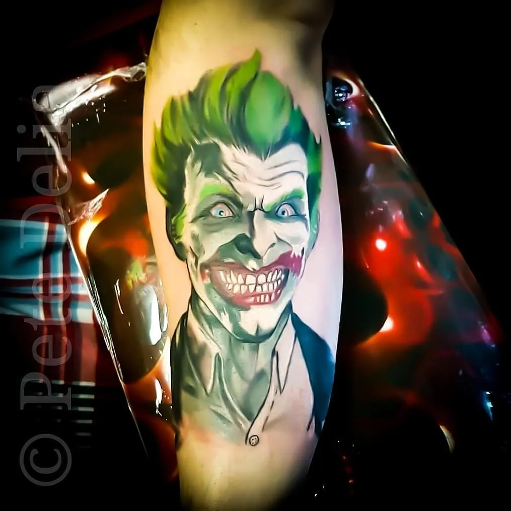 Tattoo by Pete Delia at Fallen Raven Tattoo Studio