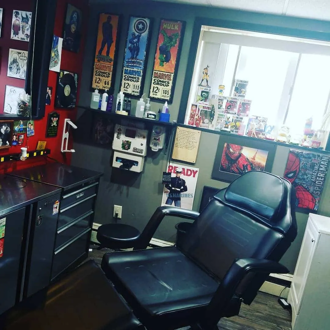 Tattoo by Pete Delia at Fallen Raven Tattoo Studio