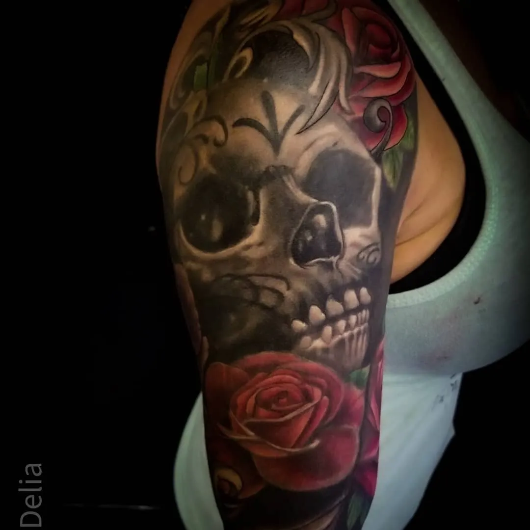 Tattoo by Pete Delia at Fallen Raven Tattoo Studio