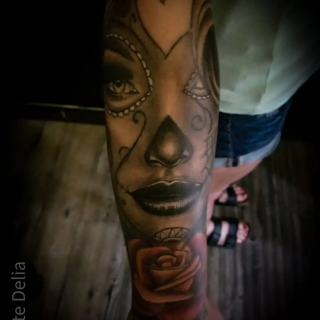 Tattoo by Pete Delia at Fallen Raven Tattoo Studio