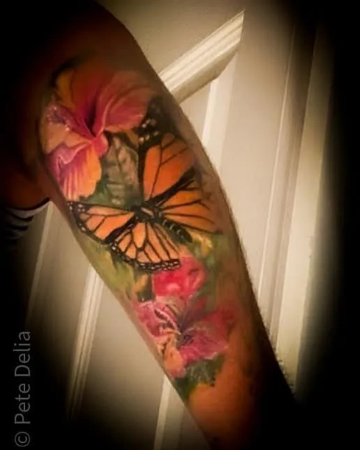 Tattoo by Pete Delia at Fallen Raven Tattoo Studio