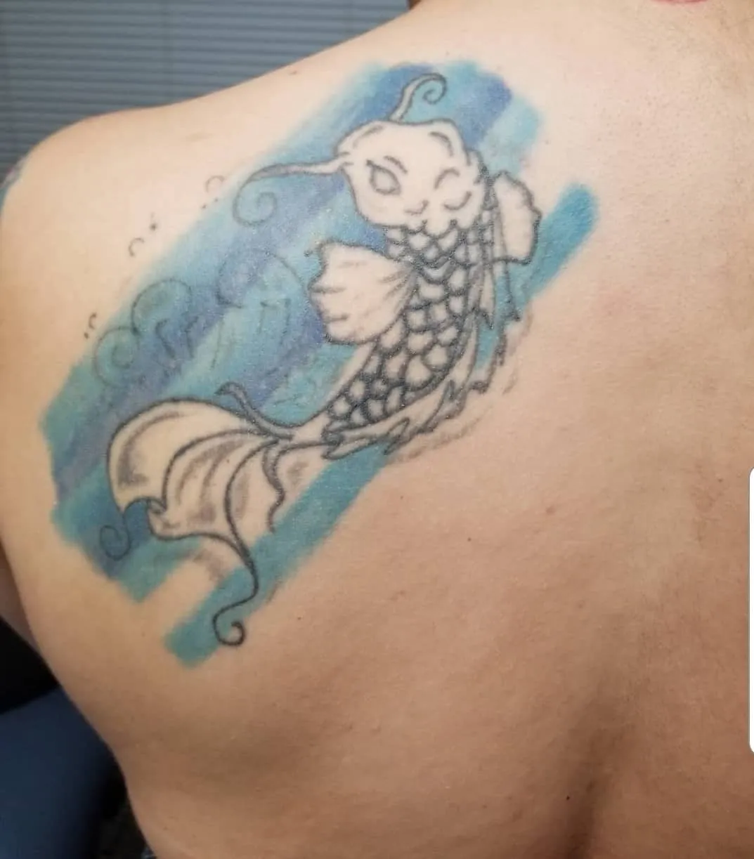 Tattoo by Pete Delia at Fallen Raven Tattoo Studio