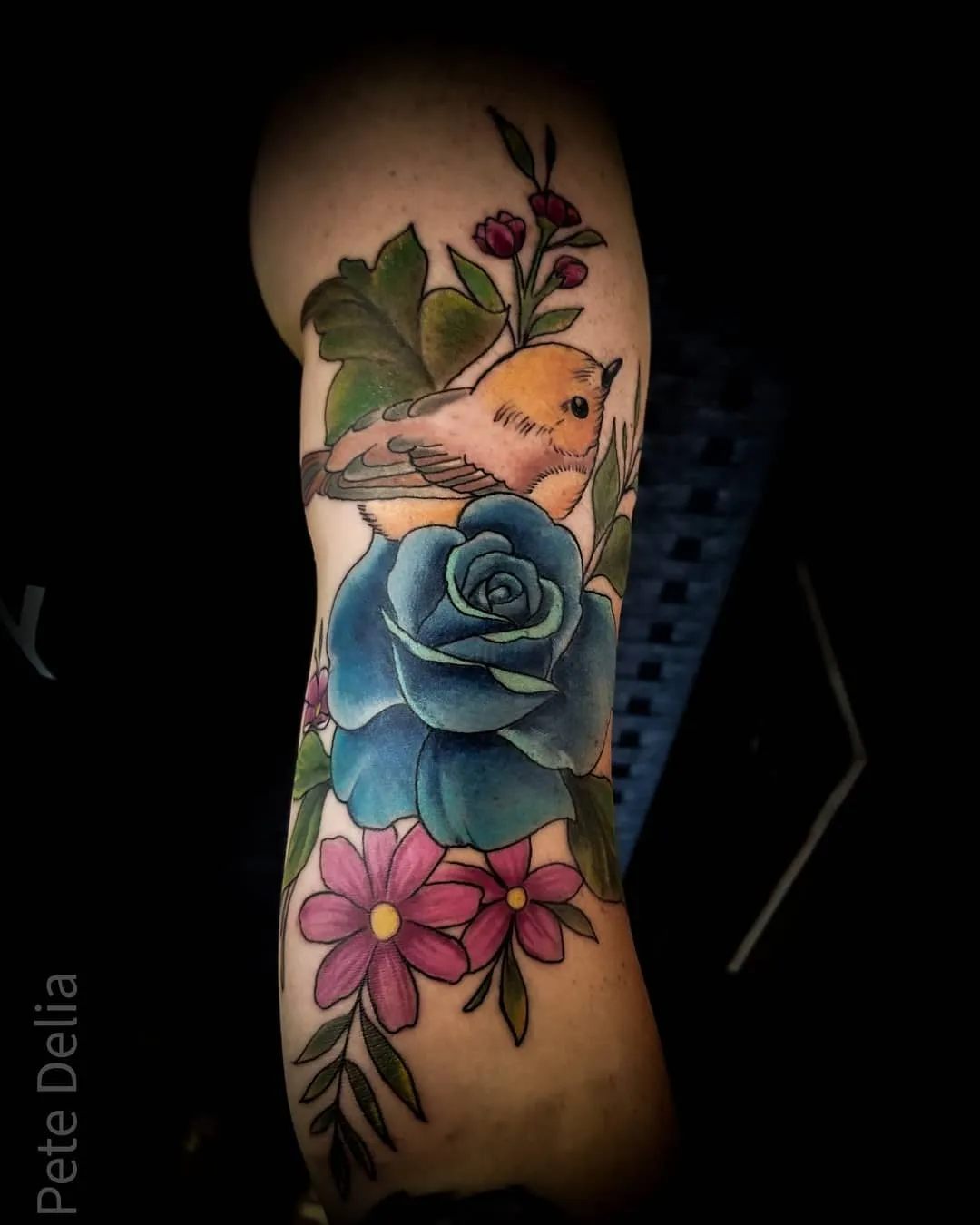 Tattoo by Pete Delia at Fallen Raven Tattoo Studio