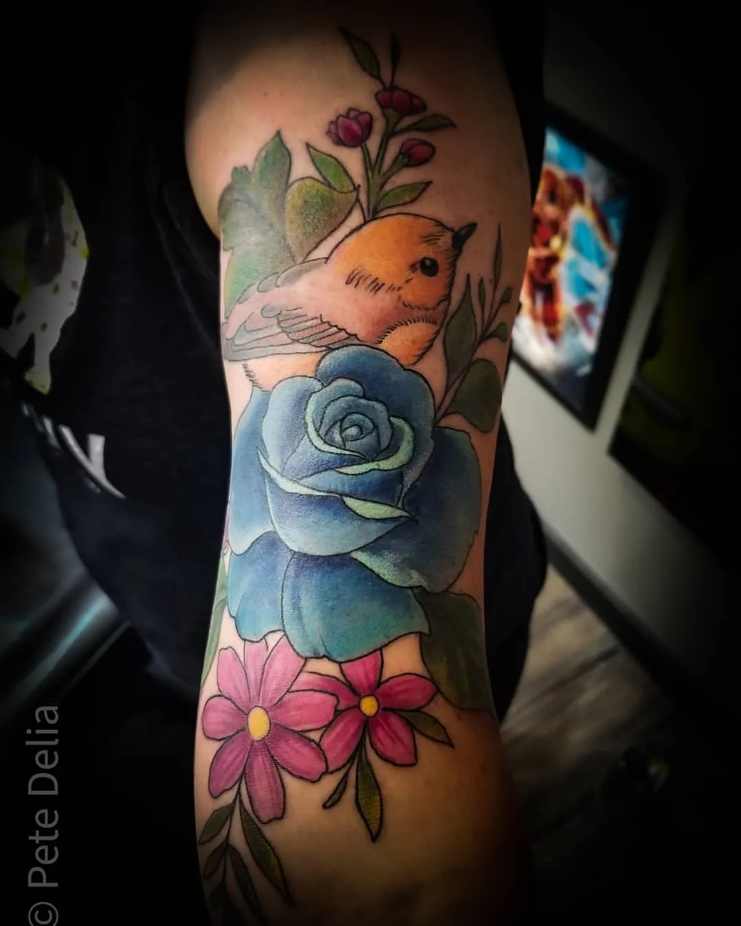 Tattoo by Pete Delia at Fallen Raven Tattoo Studio