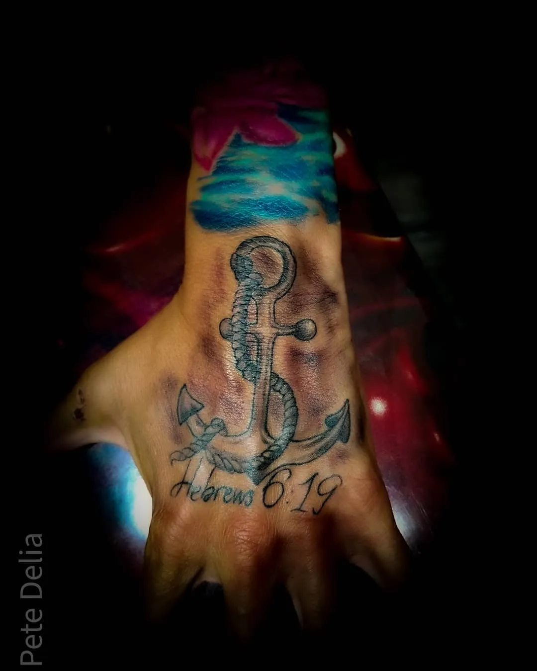 Tattoo by Pete Delia at Fallen Raven Tattoo Studio