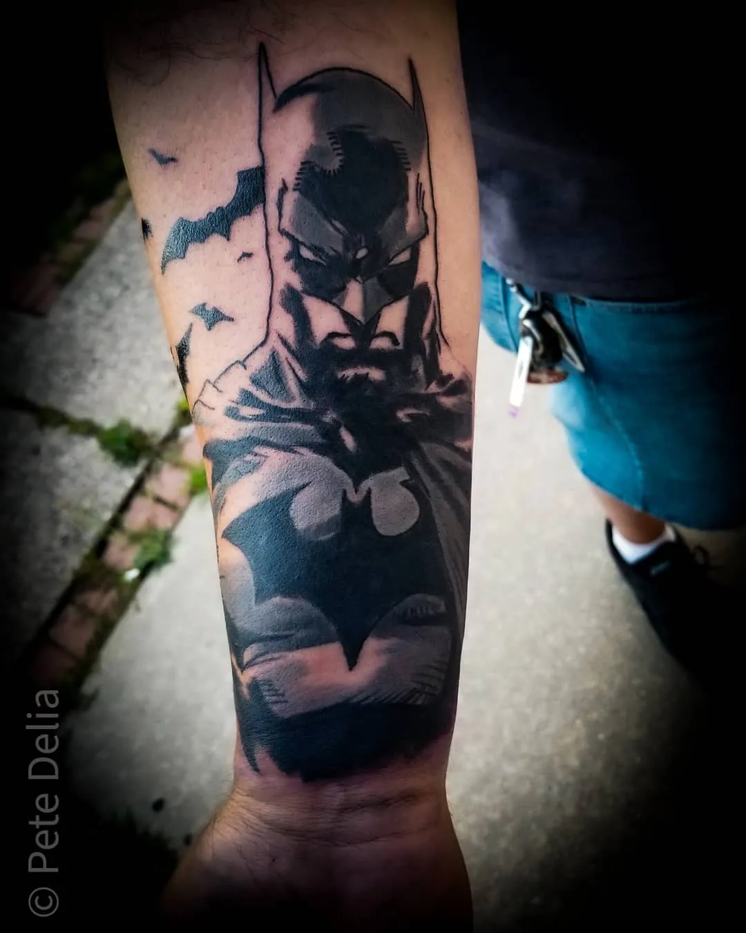 Tattoo by Pete Delia at Fallen Raven Tattoo Studio