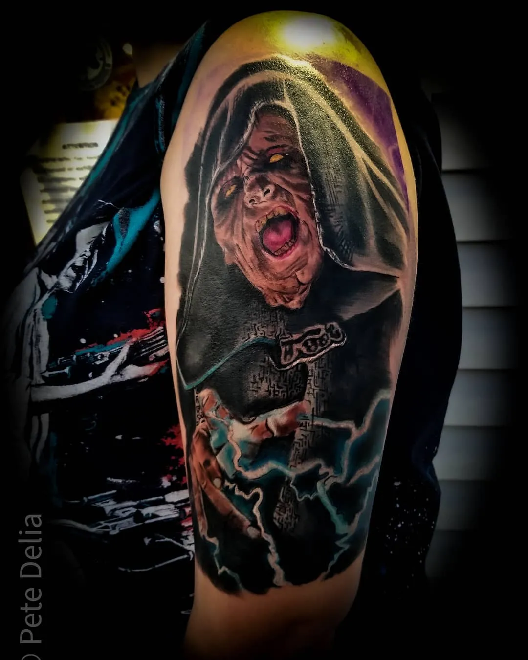 Tattoo by Pete Delia at Fallen Raven Tattoo Studio