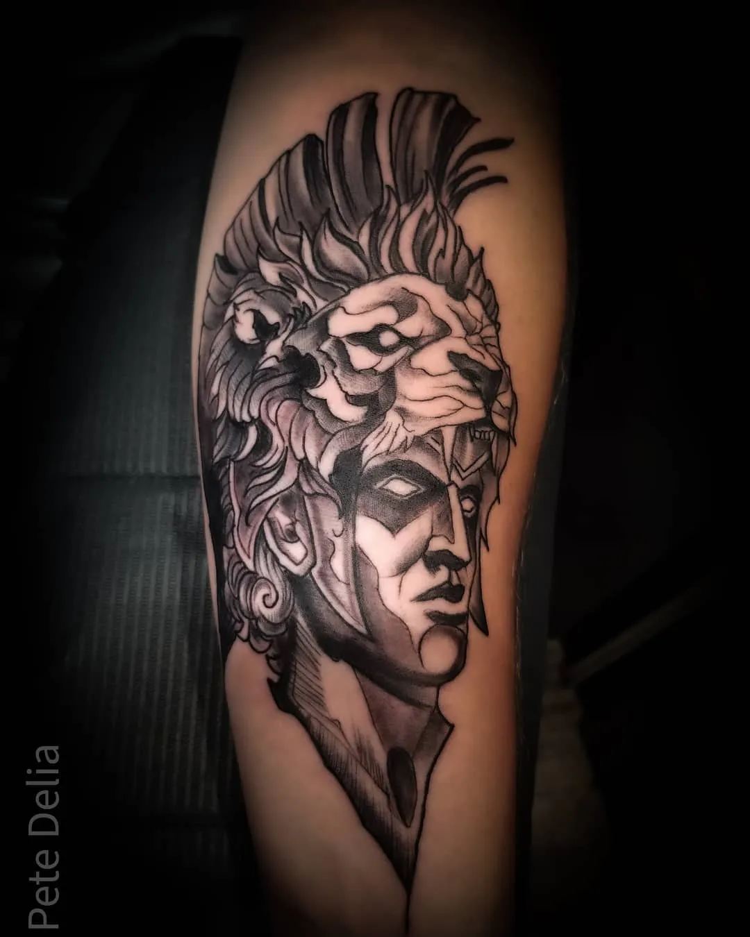 Tattoo by Pete Delia at Fallen Raven Tattoo Studio