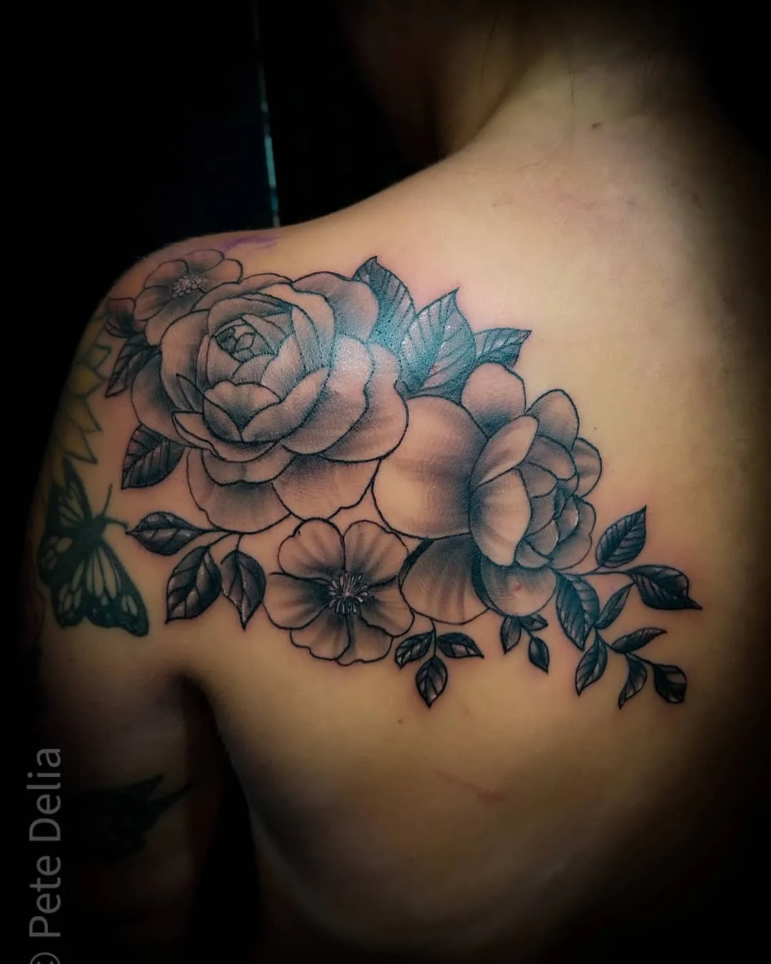 Tattoo by Pete Delia at Fallen Raven Tattoo Studio