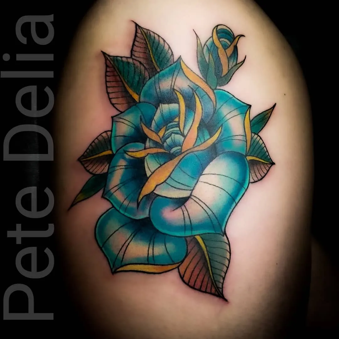 Tattoo by Pete Delia at Fallen Raven Tattoo Studio