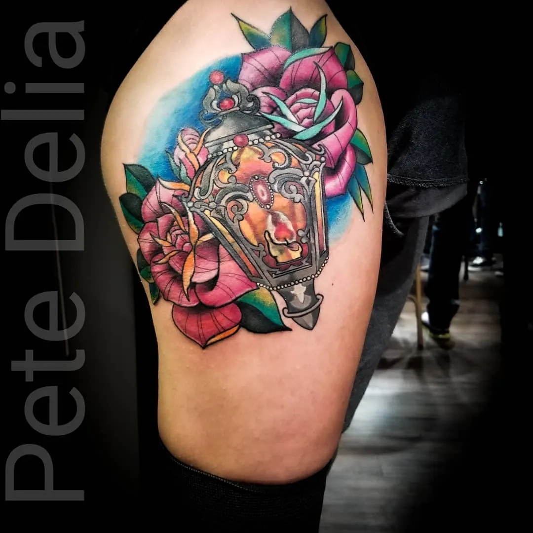 Tattoo by Pete Delia at Fallen Raven Tattoo Studio