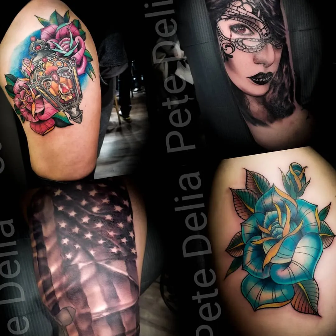 Tattoo by Pete Delia at Fallen Raven Tattoo Studio