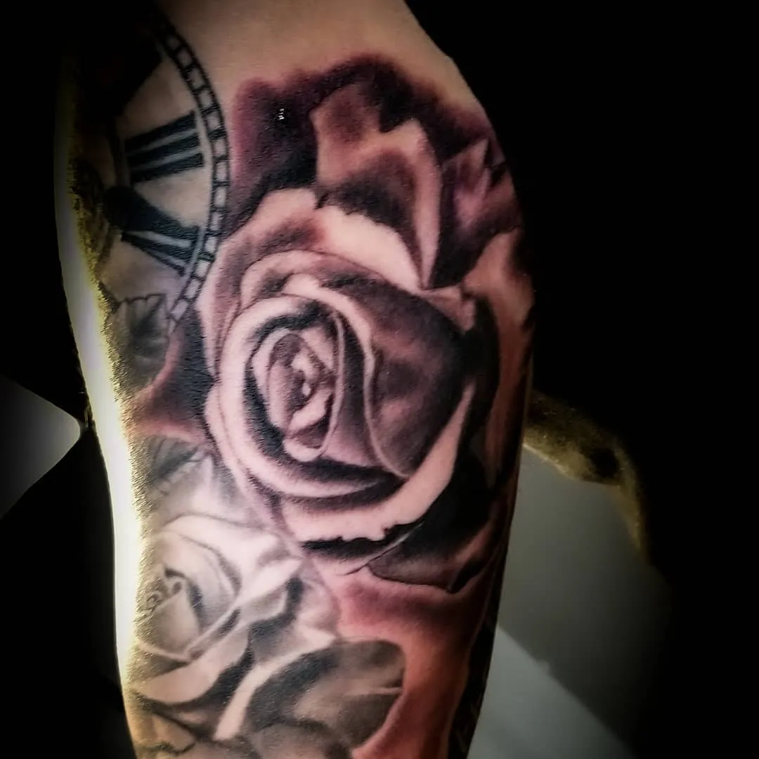 Tattoo by Pete Delia at Fallen Raven Tattoo Studio