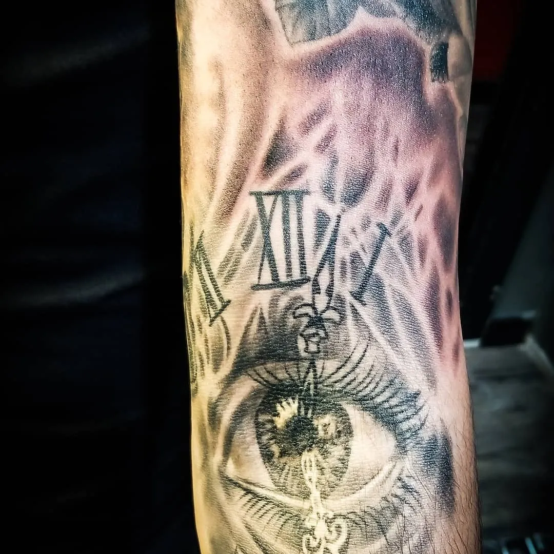 Tattoo by Pete Delia at Fallen Raven Tattoo Studio