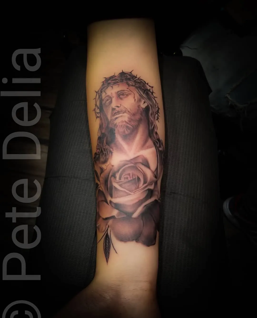 Tattoo by Pete Delia at Fallen Raven Tattoo Studio