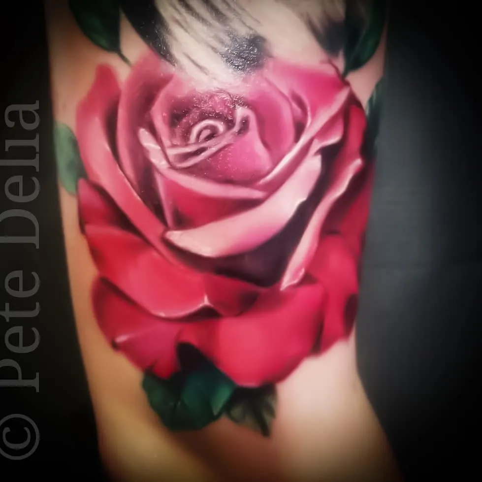 Tattoo by Pete Delia at Fallen Raven Tattoo Studio