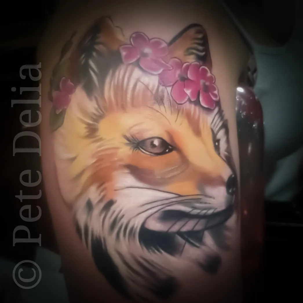 Tattoo by Pete Delia at Fallen Raven Tattoo Studio