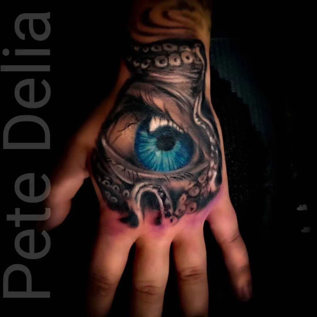 Tattoo by Pete Delia at Fallen Raven Tattoo Studio