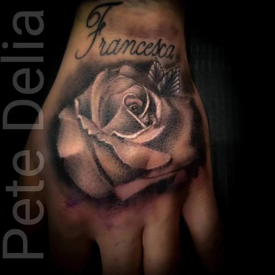 Tattoo by Pete Delia at Fallen Raven Tattoo Studio