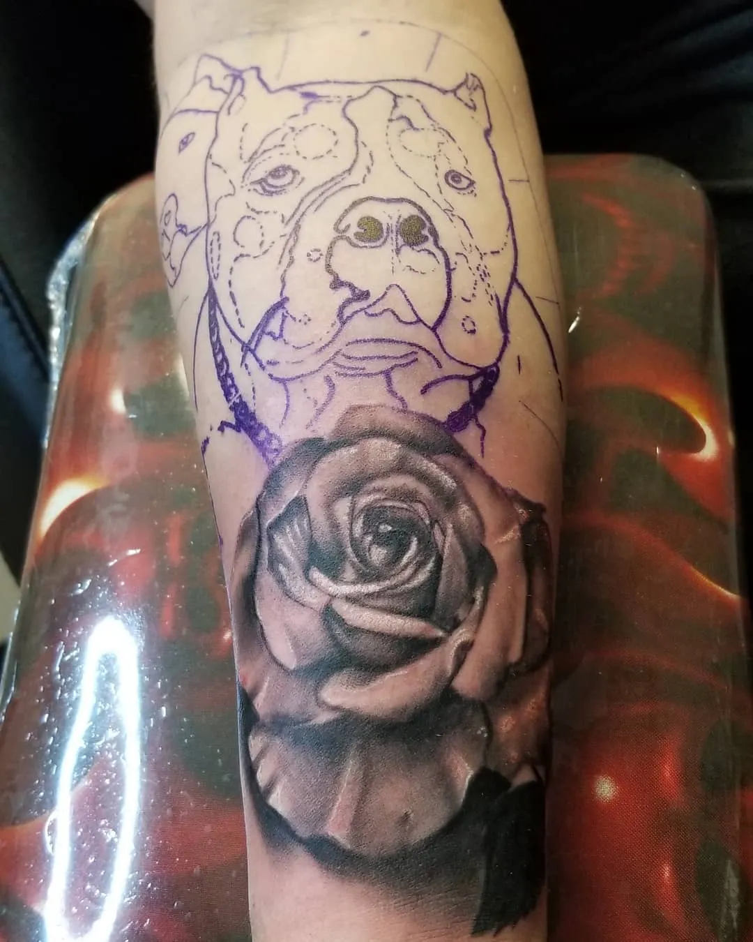 Tattoo by Pete Delia at Fallen Raven Tattoo Studio