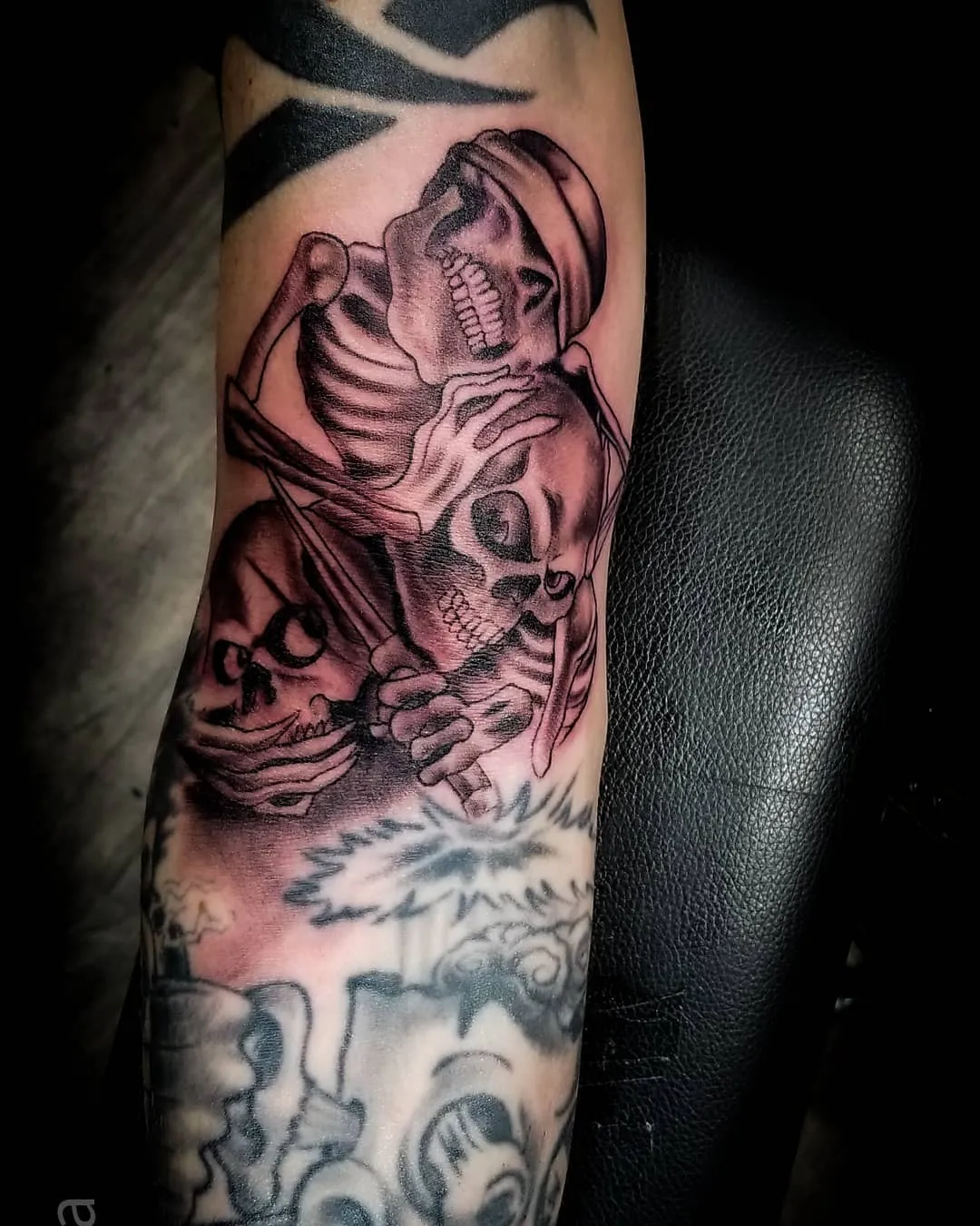 Tattoo by Pete Delia at Fallen Raven Tattoo Studio