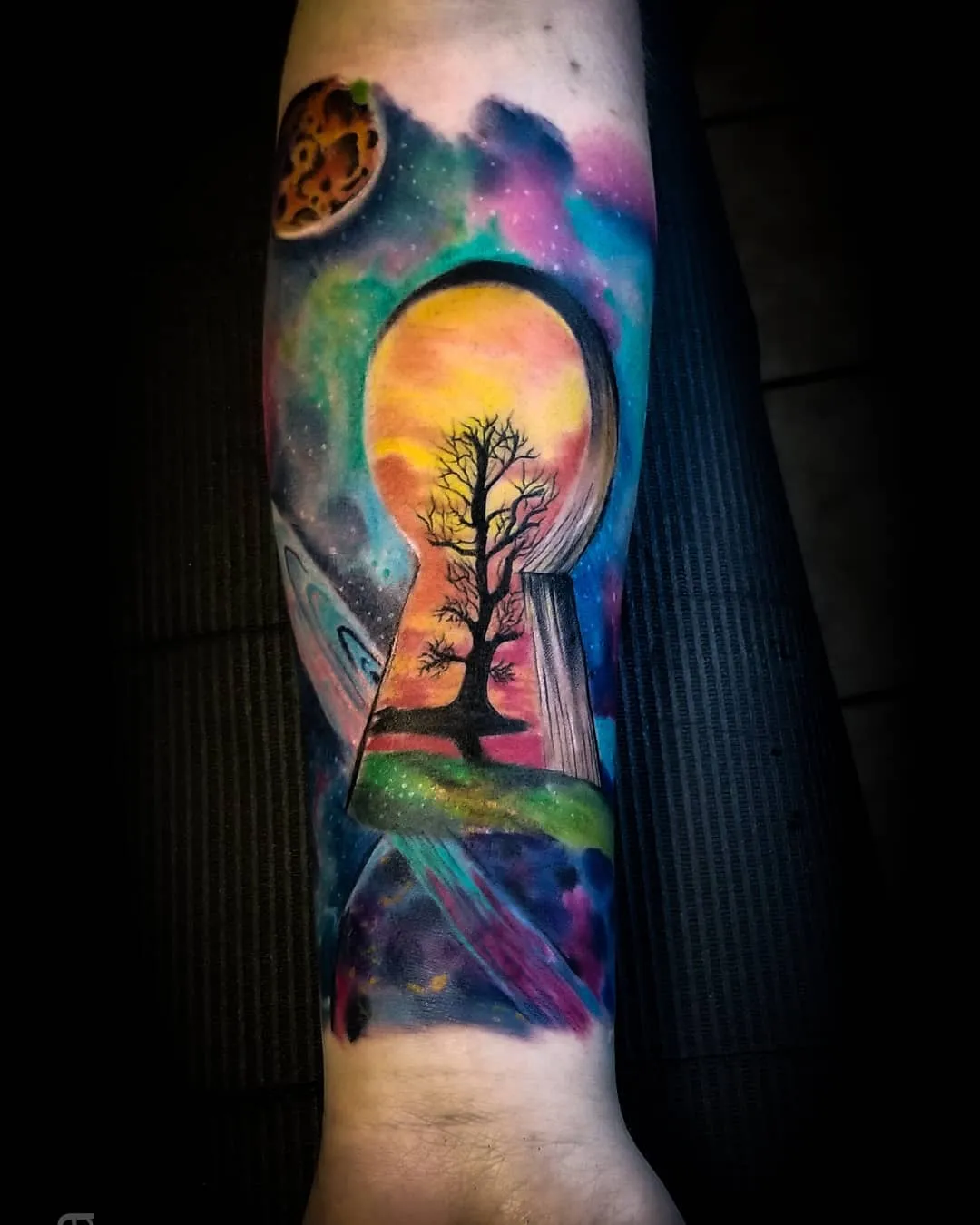 Tattoo by Pete Delia at Fallen Raven Tattoo Studio