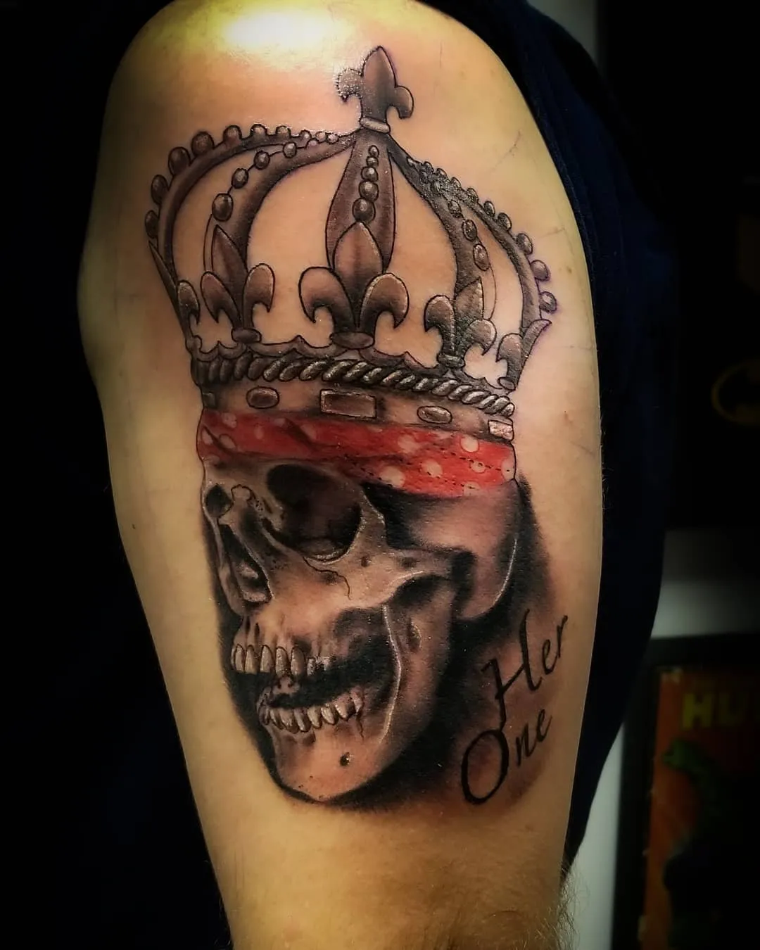 Tattoo by Pete Delia at Fallen Raven Tattoo Studio