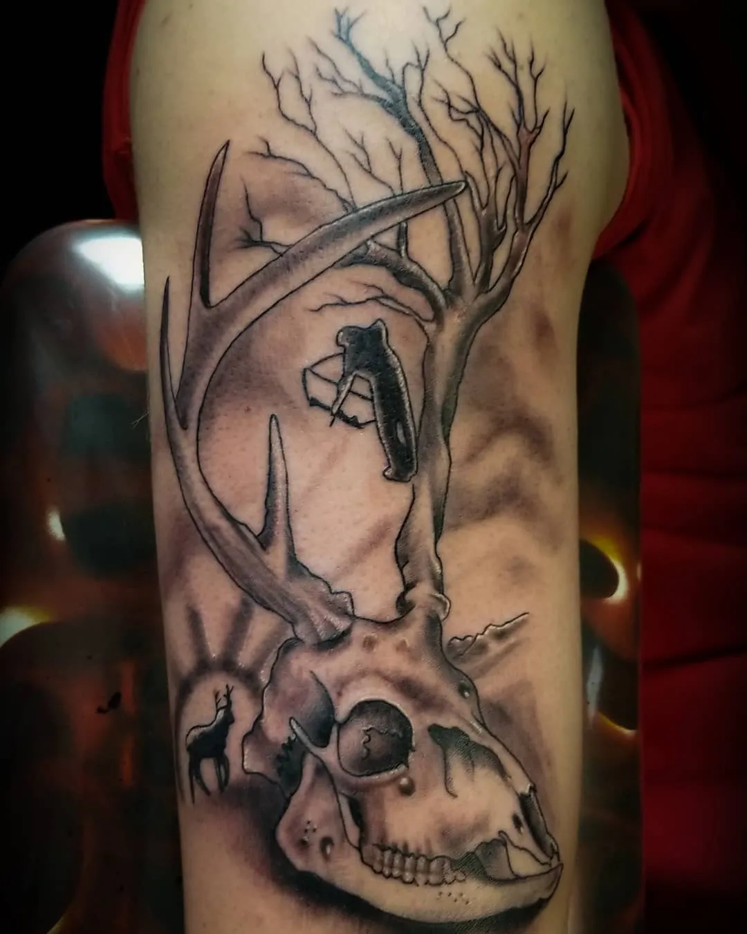Tattoo by Pete Delia at Fallen Raven Tattoo Studio