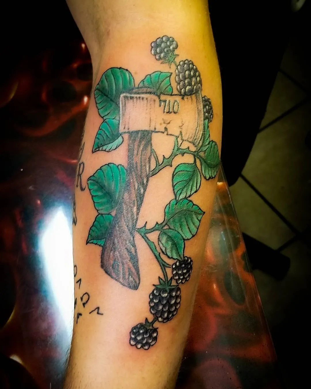 Tattoo by Pete Delia at Fallen Raven Tattoo Studio