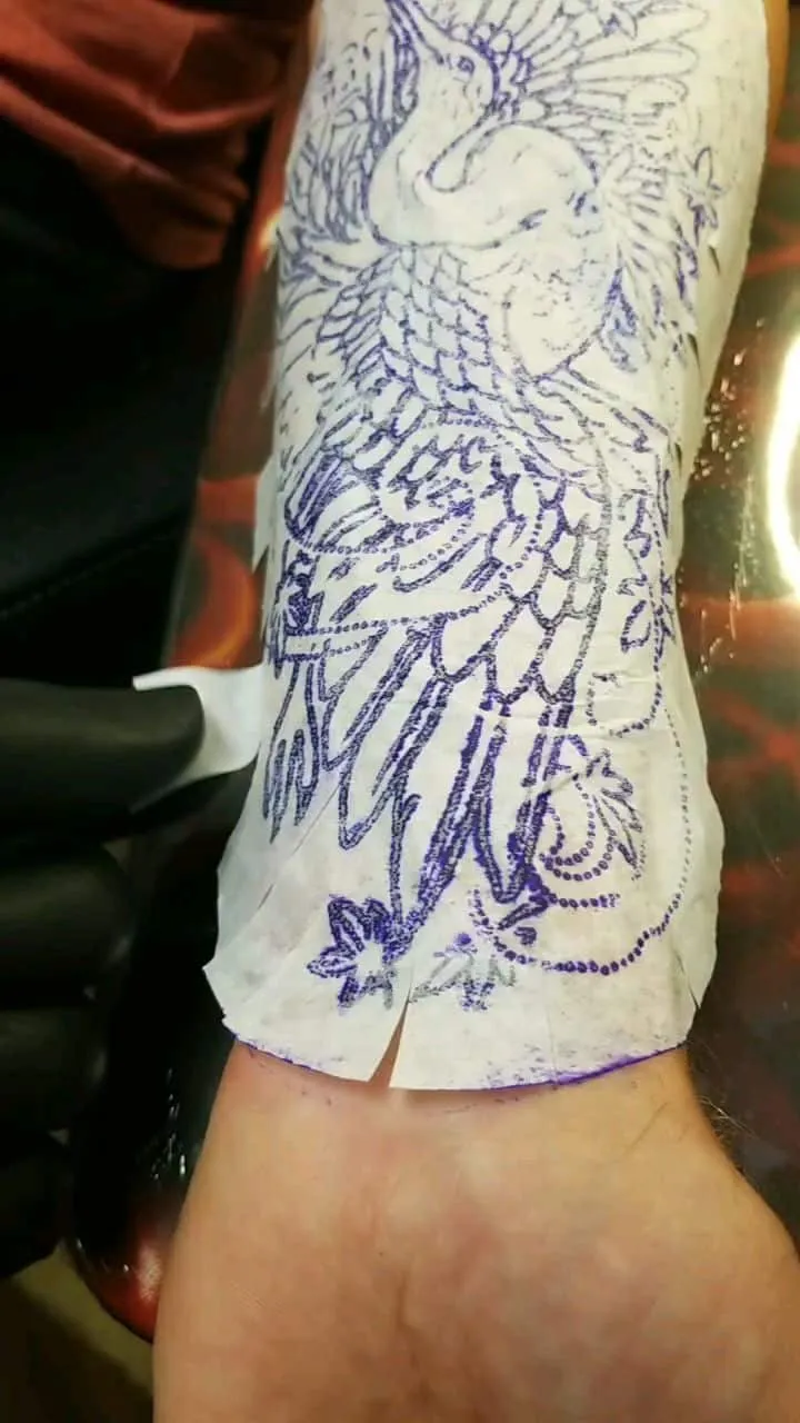 Tattoo by Pete Delia at Fallen Raven Tattoo Studio